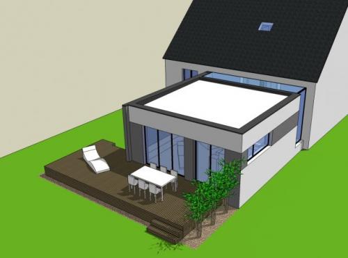 extension et architecture intérieure