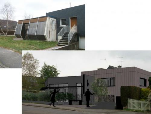 transformation d'une ancienne pharmacie en habitation