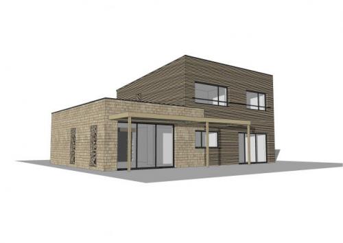 maison passive à Lanvallay